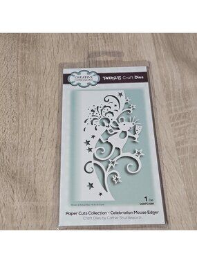 Creative Expressions Paper Cuts Collection Celebration Mouse Edger Die CEDPC1099